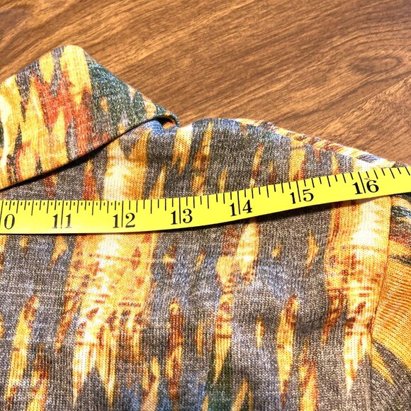 Attitudes by Renee Women's Tribal Print Knit Shirt Size L - Picture 8 of 8